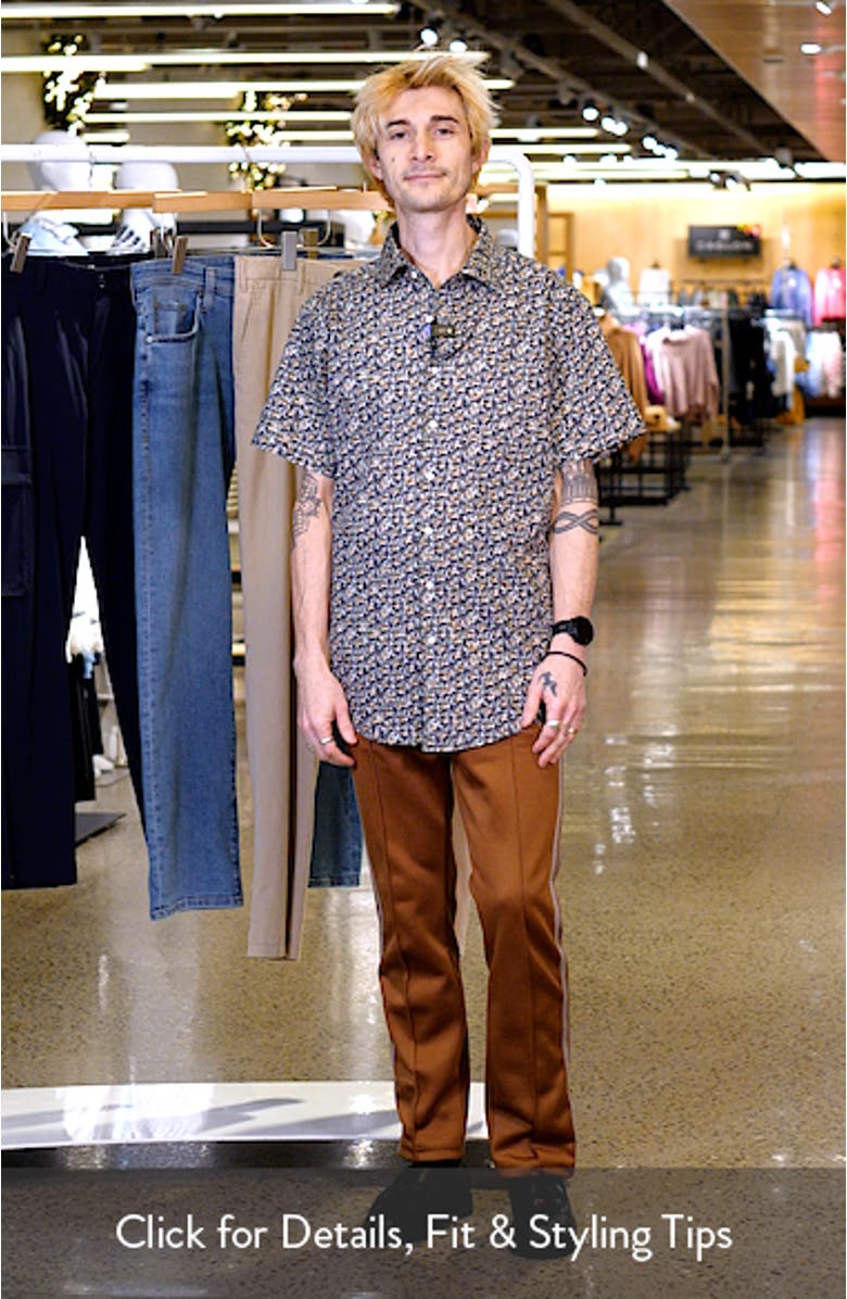 Fox Glacier Sports Fit Short Sleeve Cotton Button-Up Shirt, sales video thumbnail