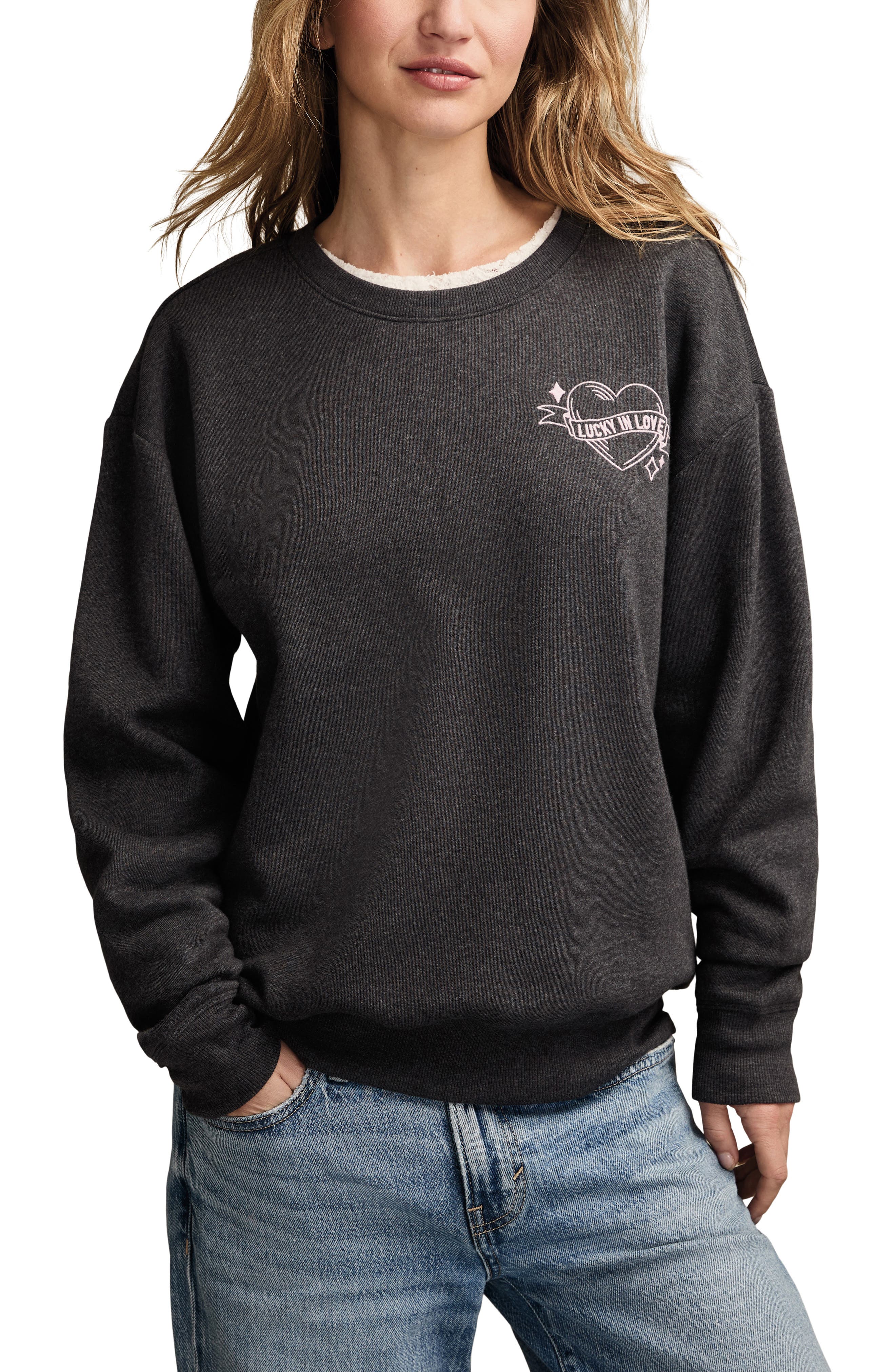 Valentine Heart Crewneck Sweatshirt - image 3