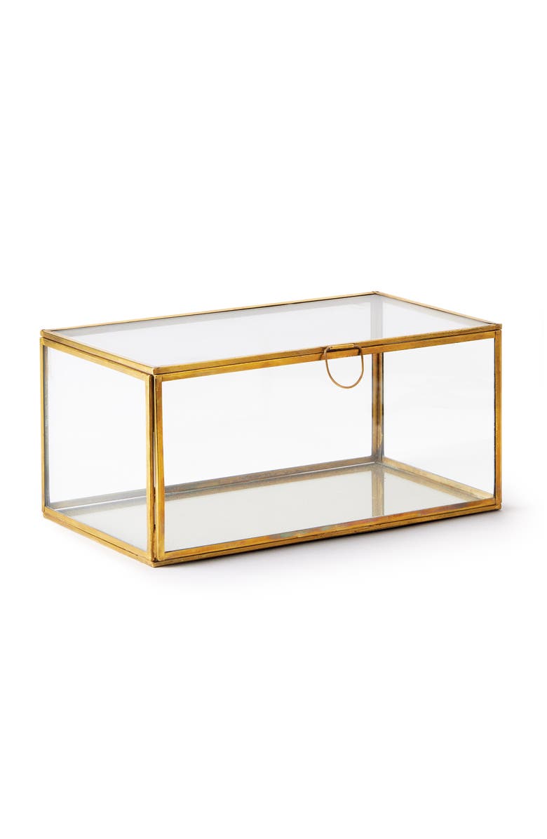 Napa Home & Garden Arwen Rectangular Display Box, Main, color, Gold