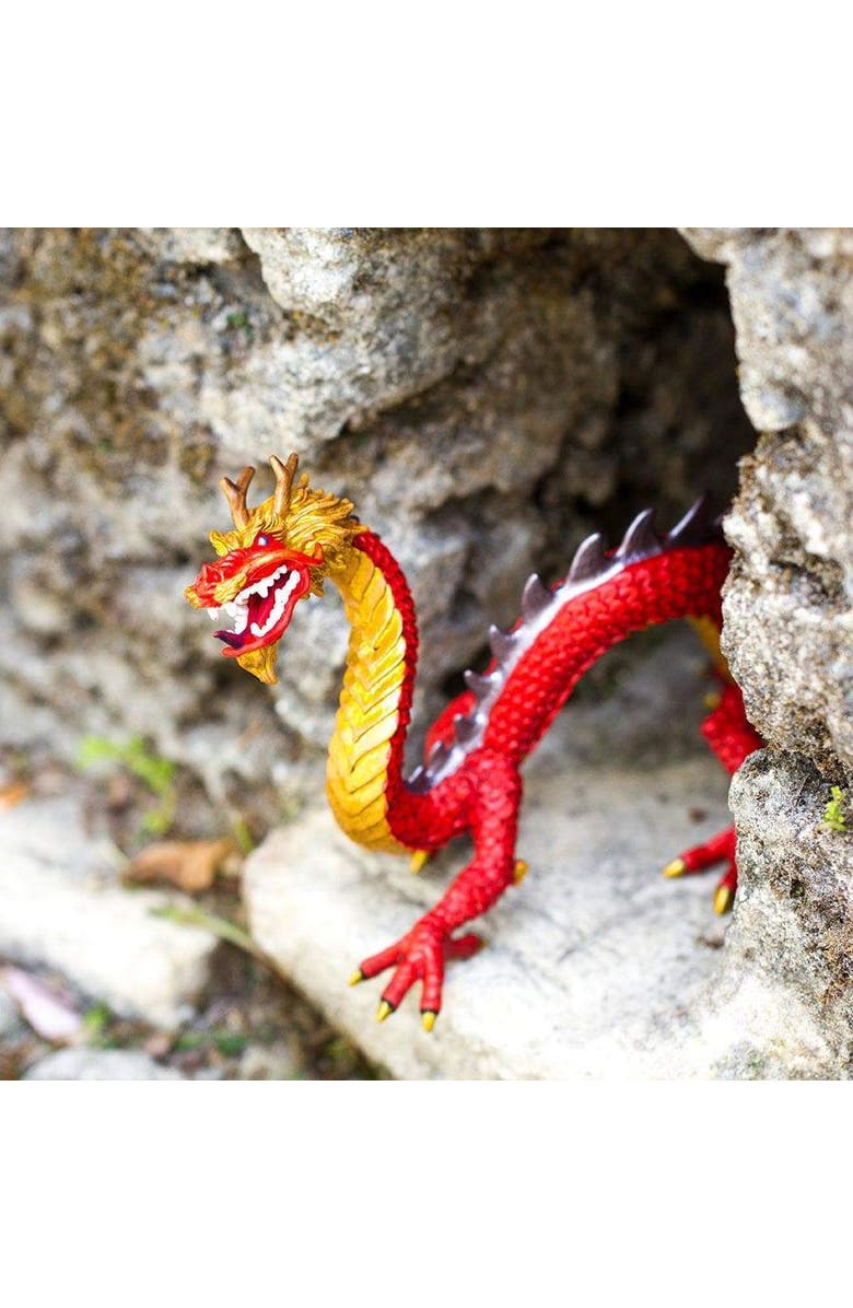 Safari Ltd. Horned Chinese Dragon Toy, Alternate, color, NO COLOR