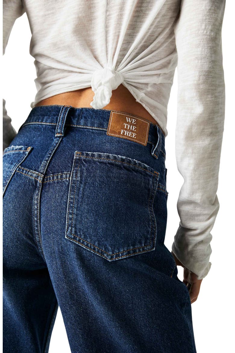 We the Free Tinsley High Waist Baggy Jeans, Alternate, color, DARK ROMANCE
