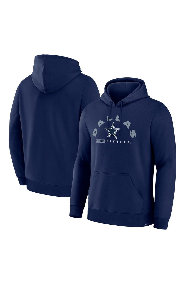 FANATICS Men's Fanatics Navy Dallas Cowboys Delay of Game Legacy Pullover Hoodie, Alternate, color, Navy