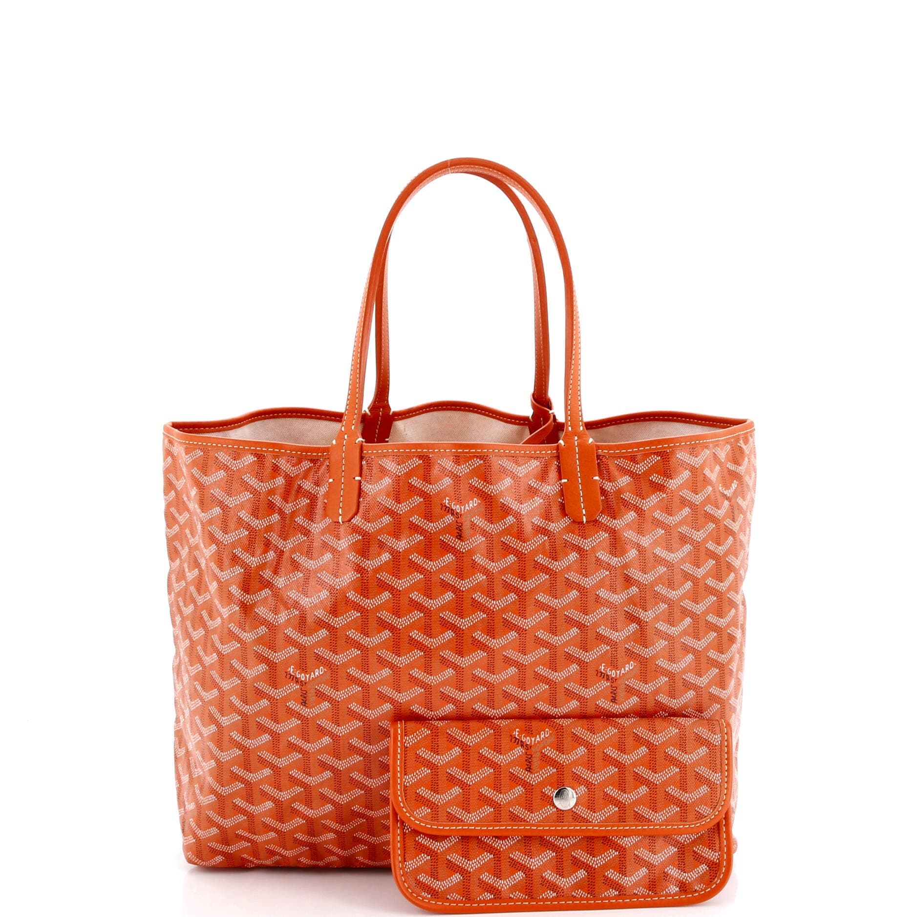 Pre-Owned Goyard Saint Louis Tote Coated Canvas PM, Alternate, color, 