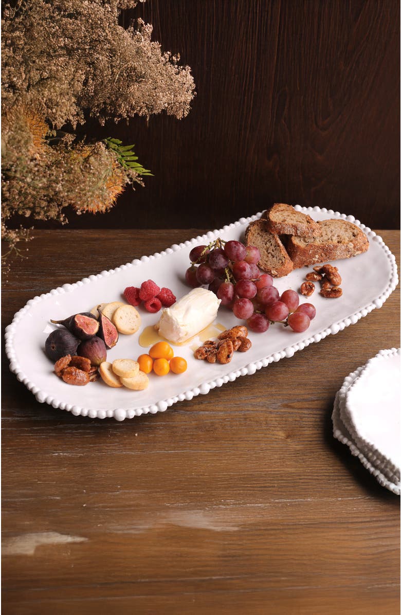 BEATRIZ BALL Collection Vida Alegria large Oval Platter, Alternate, color, White