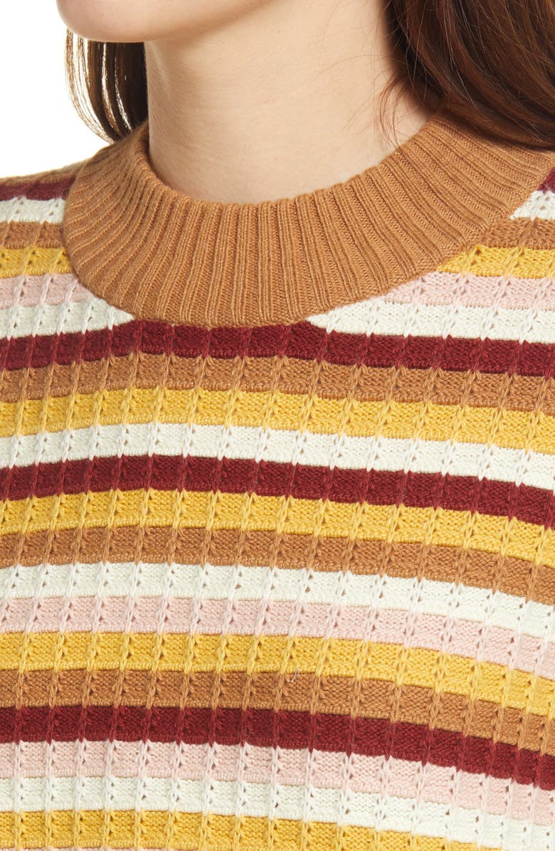 Treasure & Bond Stripe Cotton Blend Sweater, Alternate, color,
