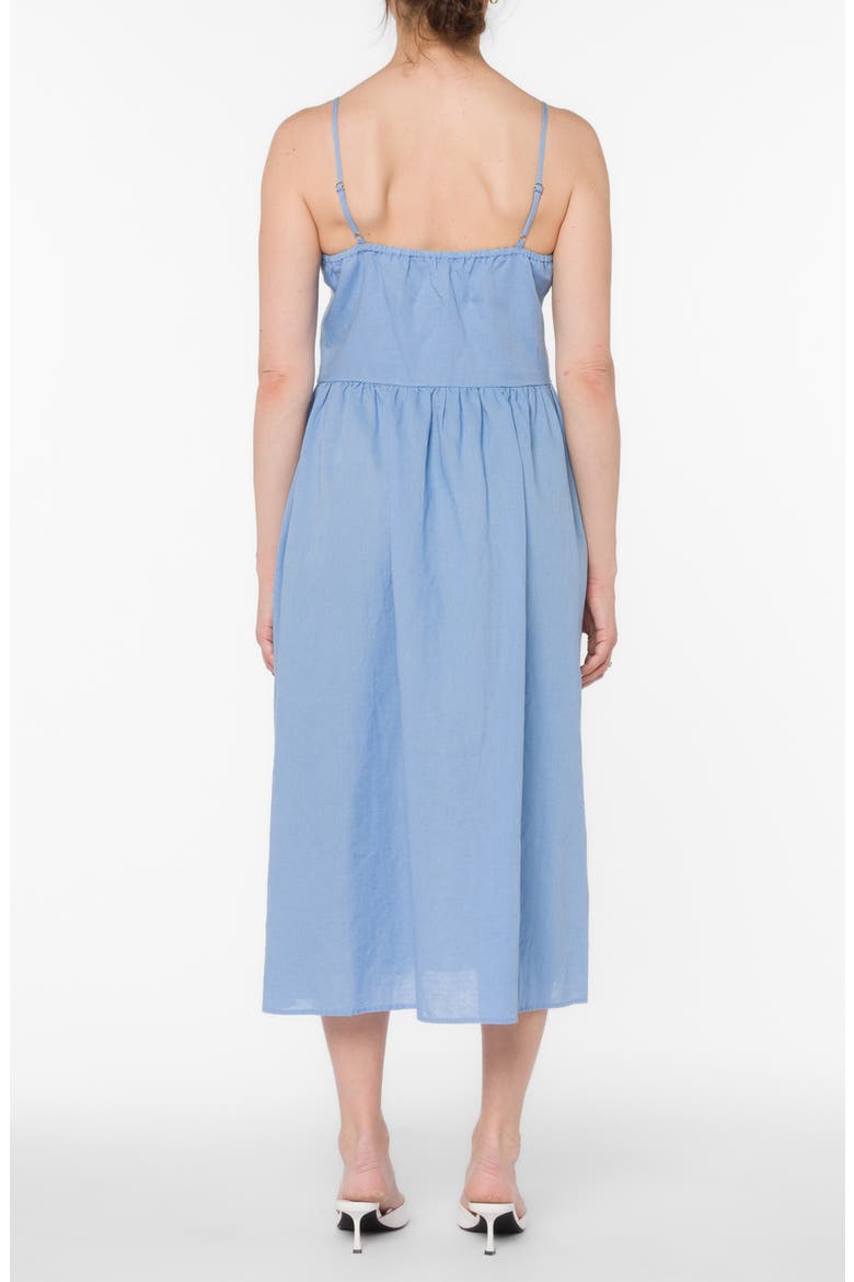 Sonata Midi Dress, Alternate, color, BLEACHED BLUE
