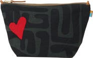 Ubuntu Life XLarge Convertible Pouch with Red Beaded Heart