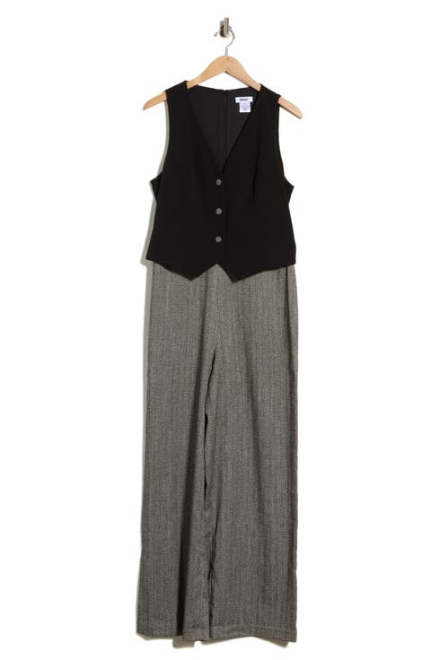Mixed Media Jumpsuit