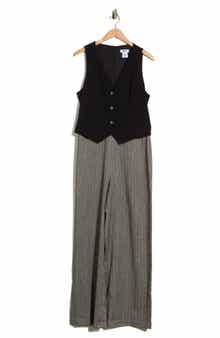 Mixed Media Jumpsuit