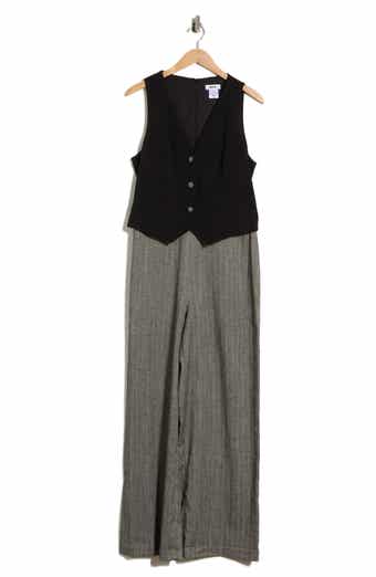 Mixed Media Jumpsuit