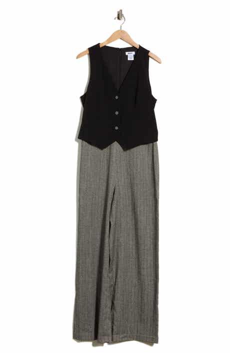 Mixed Media Jumpsuit
