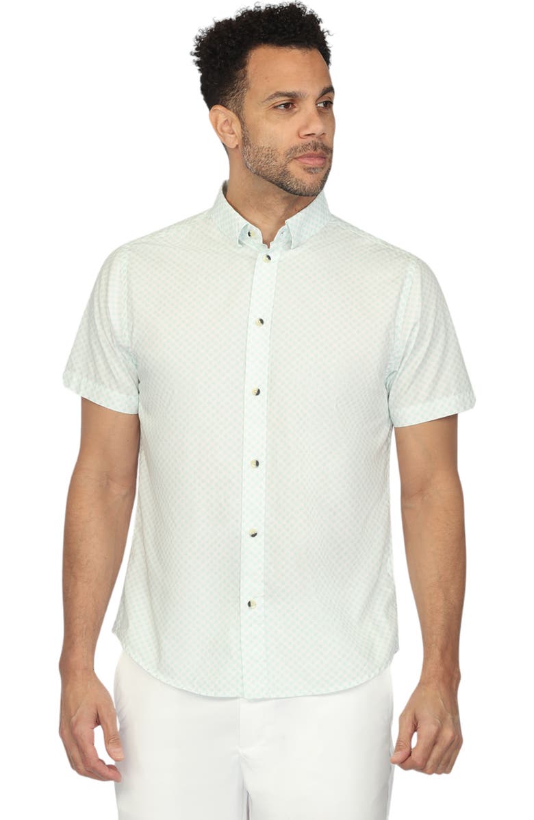 Vustra Printed Short Sleeve Shirt, Main, color, 