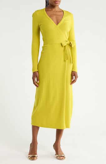 Astrid Wool & Cashmere Wrap Dress