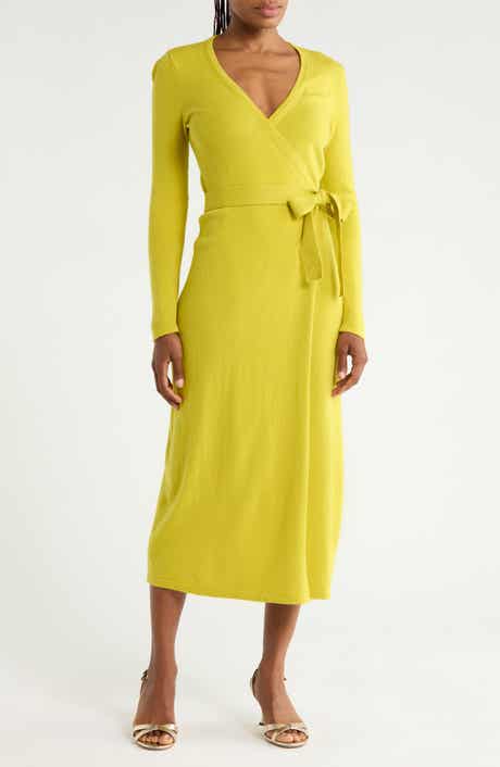 Astrid Wool & Cashmere Wrap Dress