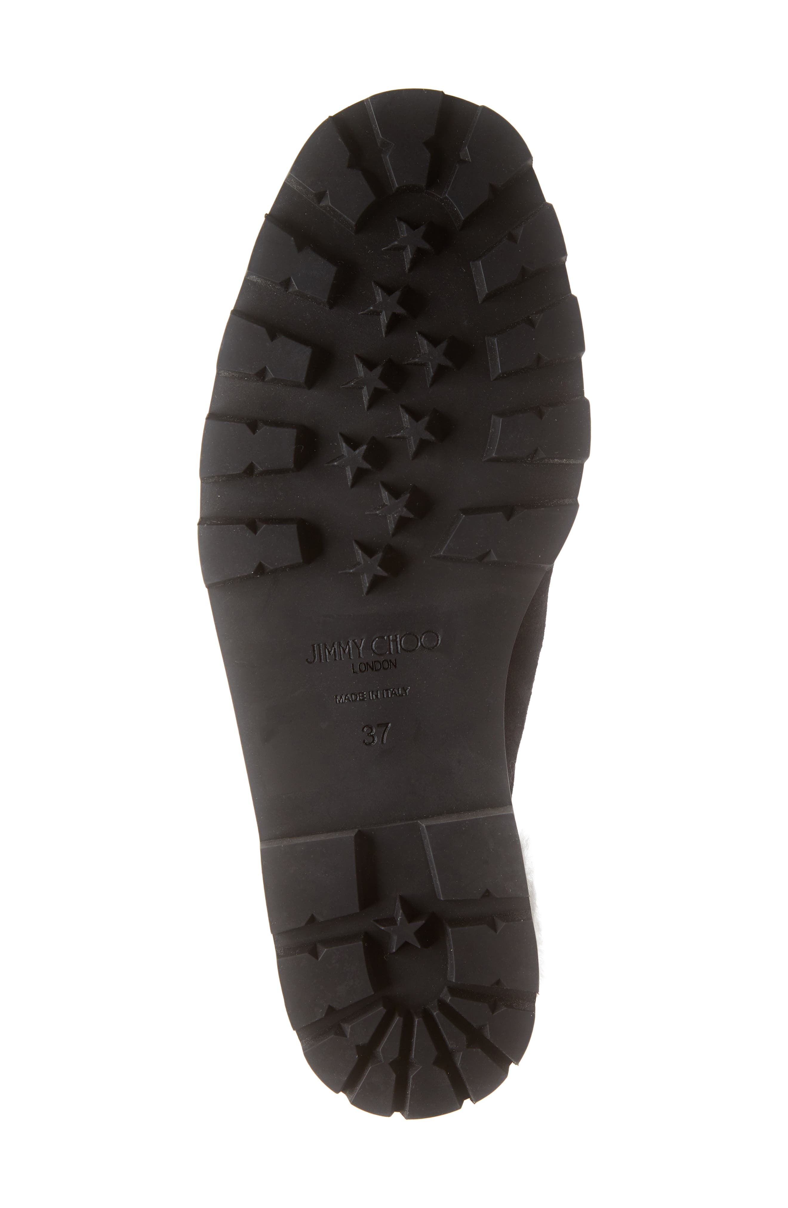 Jimmy Choo Ronnie Genuine Shearling Lining Loafer Mule, Alternate, color, 