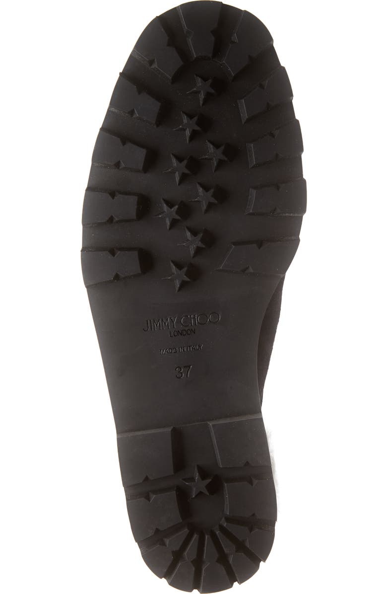 Jimmy Choo Ronnie Genuine Shearling Lining Loafer Mule, Alternate, color,