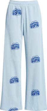 THE MAYFAIR GROUP Certified Softie Waffle Knit Fleece Graphic Sweatpants