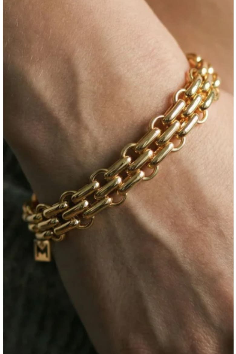 The Lennon Link Bracelet, Alternate, color, GOLD