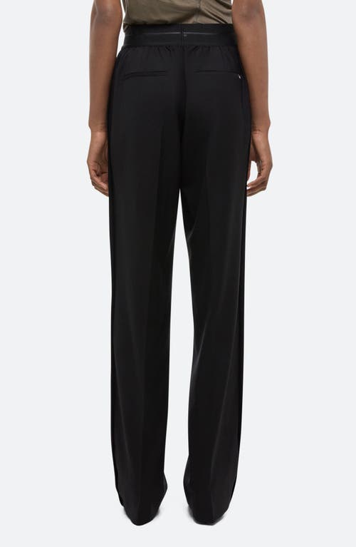 Helmut Lang Seamed Bootcut Pant In Black