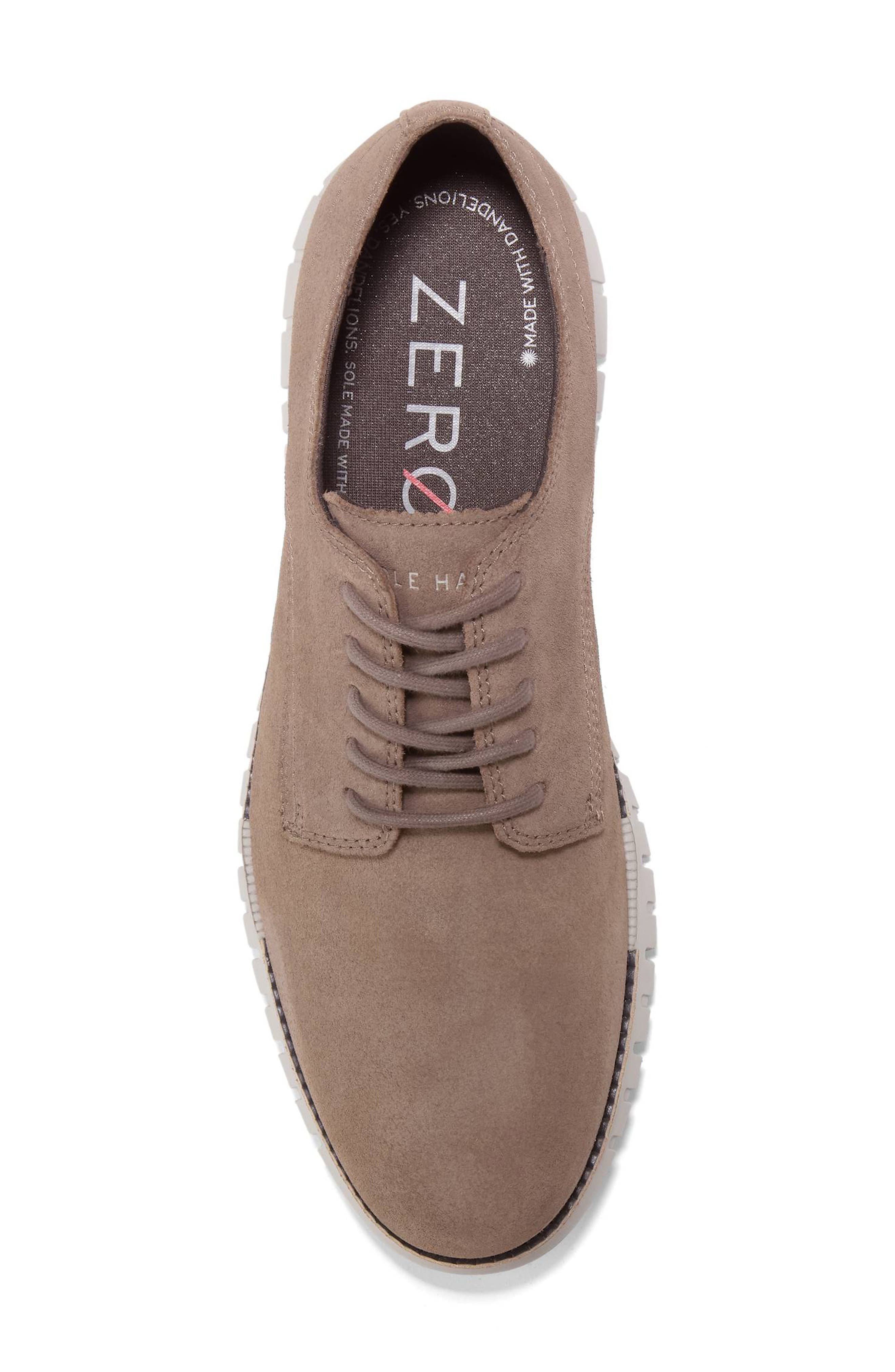 Cole Haan ZeroGrand Remastered Plain Toe Derby, Alternate, color, Lava Suede/ Drizzle