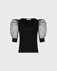 Anne Fontaine Aerial V-Neck Top