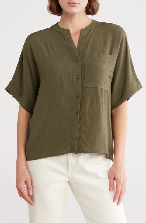Split Neck Shirt