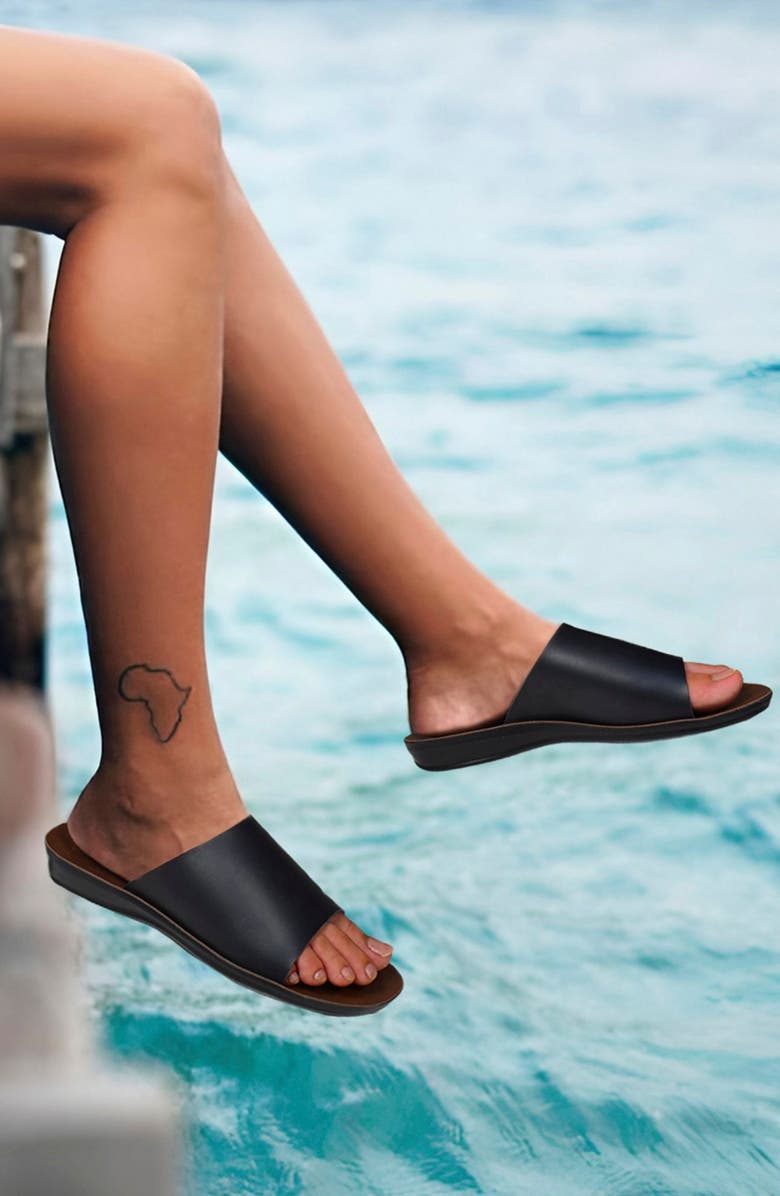 AEROSOFT Kyoto Comfort Sandal, Alternate, color, Black