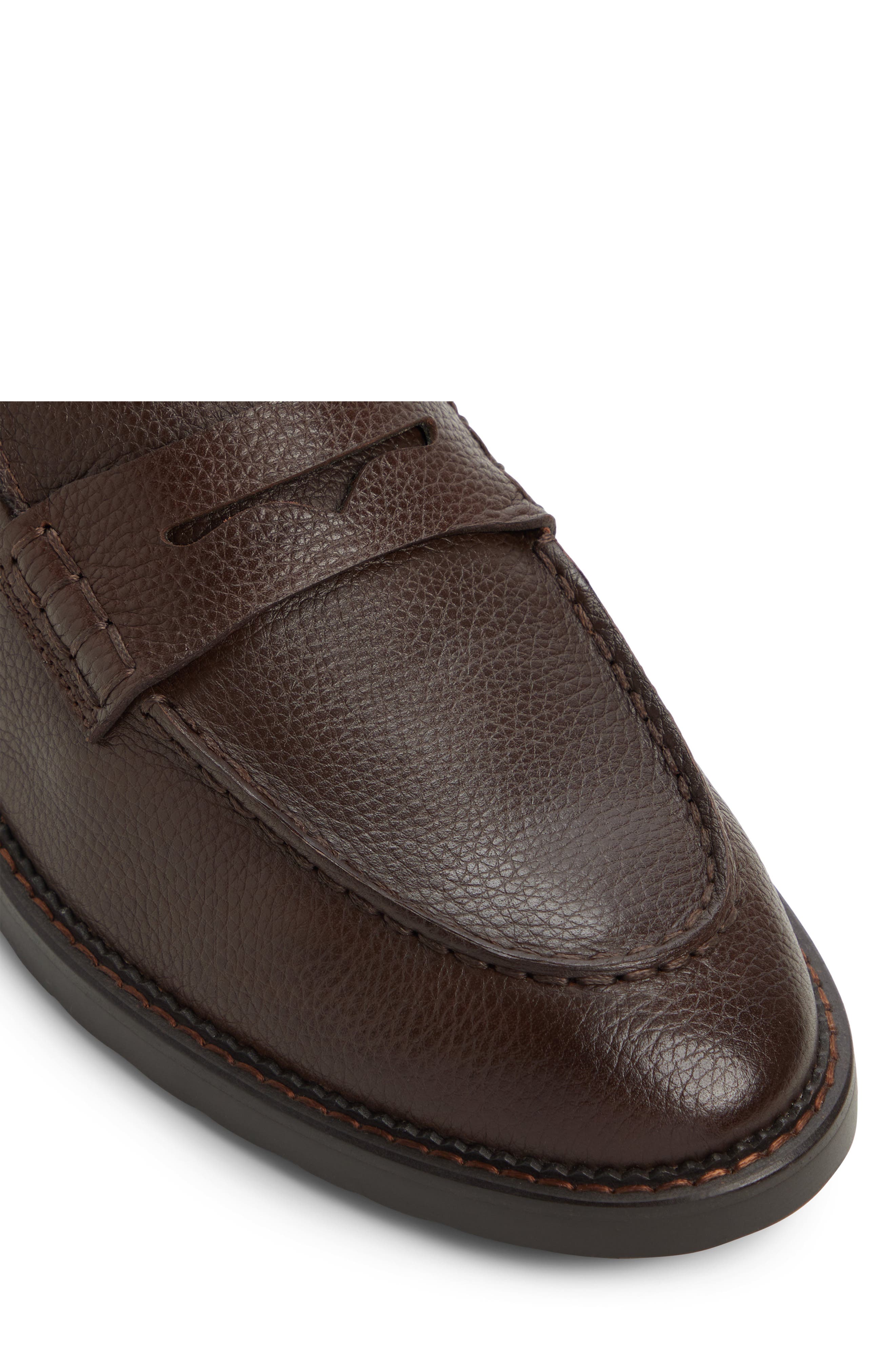 ALDO Melville Penny Loafer, Alternate, color, Dark Brown
