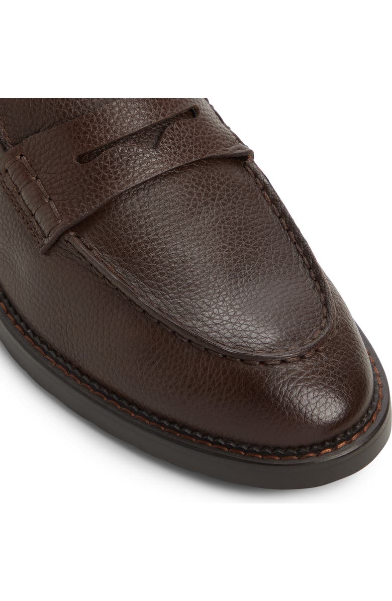 ALDO Melville Penny Loafer, Alternate, color, Dark Brown