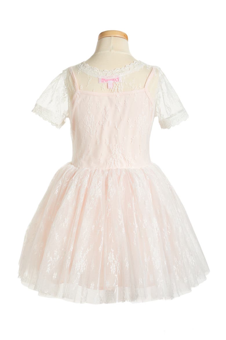 Lace Dress, Alternate, color, LIGHT PEACH
