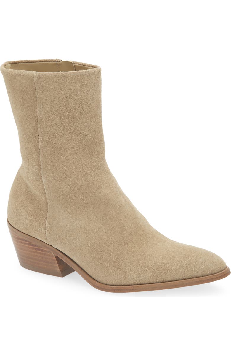 Pedro Garcia Atena Block Heel Boot, Main, color, Cork Velour