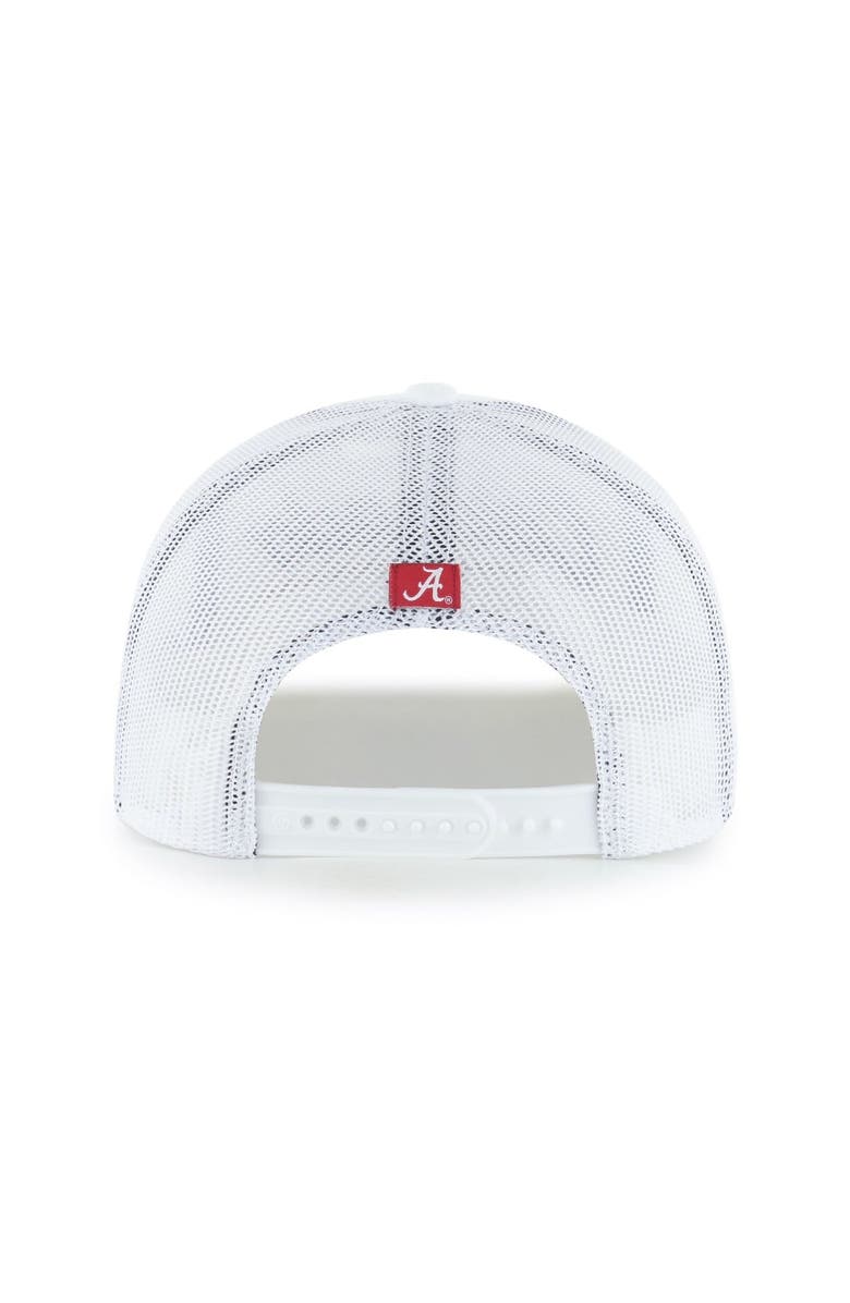'47 Men's '47 White Alabama Crimson Tide Garner Rope Trucker Adjustable Hat, Alternate, color, White