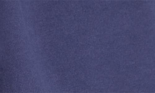 Sporty And Rich Sporty & Rich Eden Crest Cotton Disco Shorts In Blue