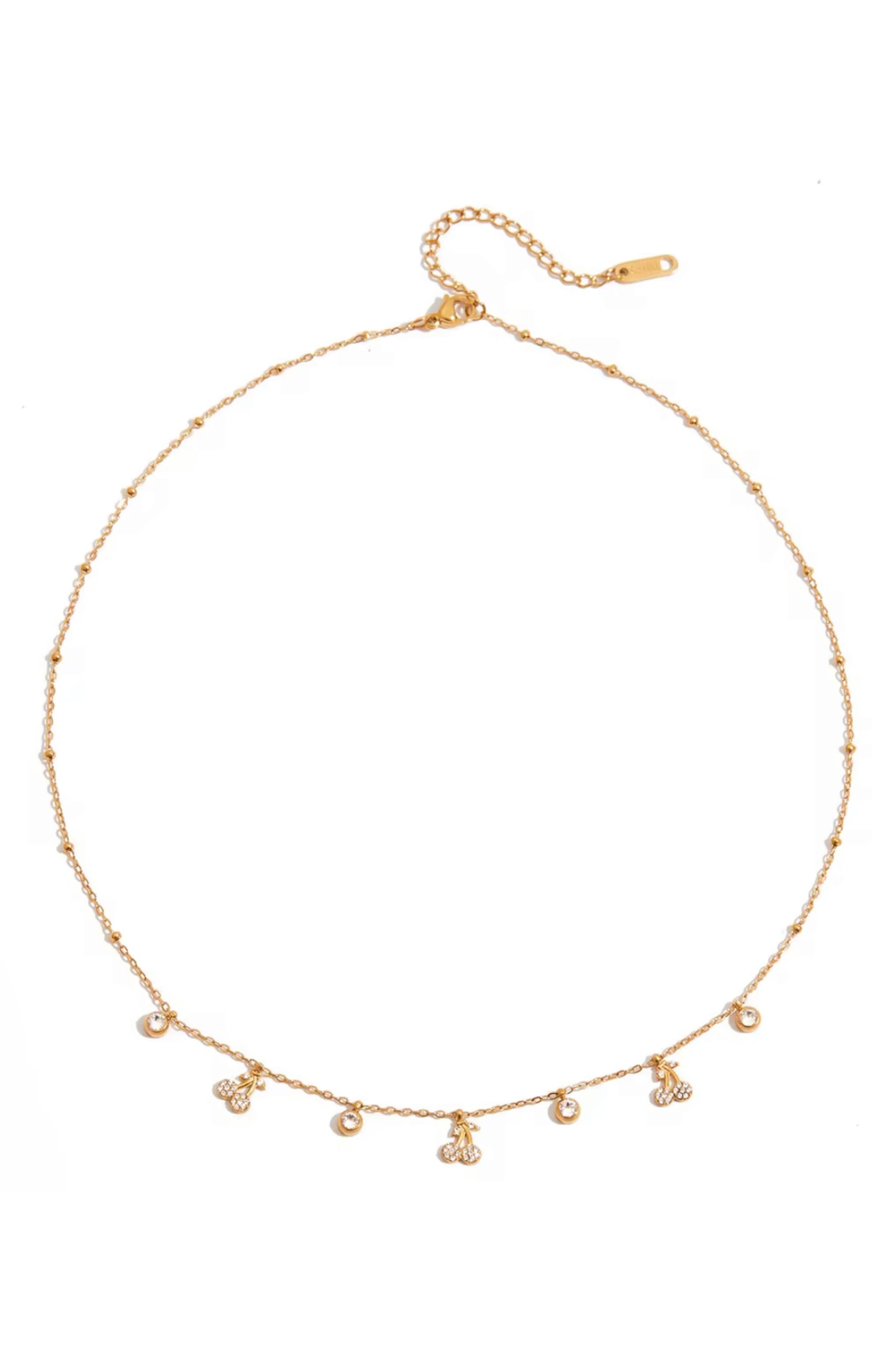 MacRae & Co. Cherry Charm Necklace