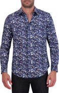 Robert Graham Morais Abstract Print Cotton Button-Up Shirt