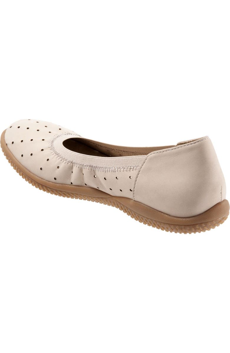 SoftWalk<sup>®</sup> 'Hampshire' Dot Perforated Ballet Flat, Alternate, color,