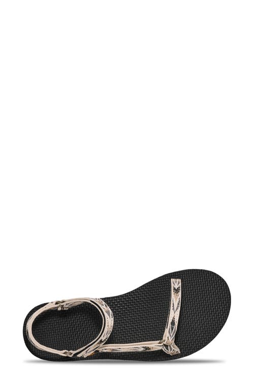 Shop Teva Original Universal Slim Sandal In Archive Wings White/black