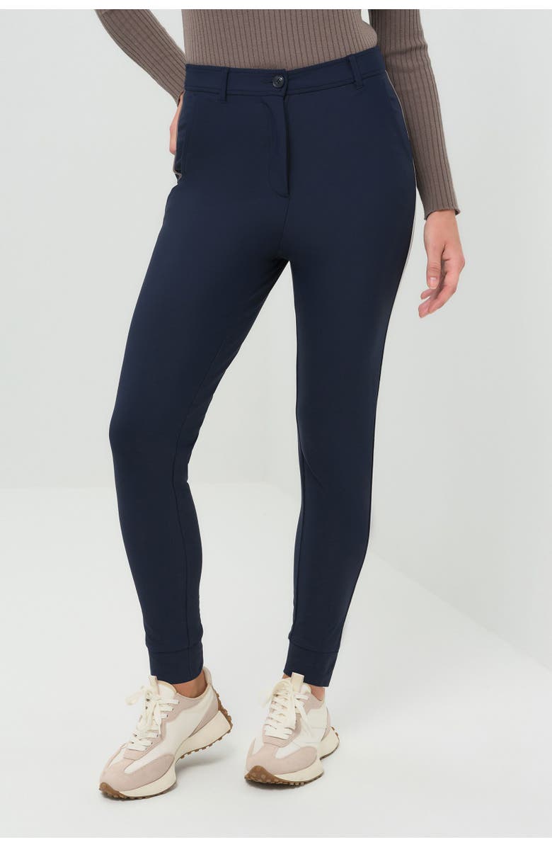 Anatomie Cozy Juniper Fleece Lined Jogger Pant, Alternate, color, Navy/Taupe