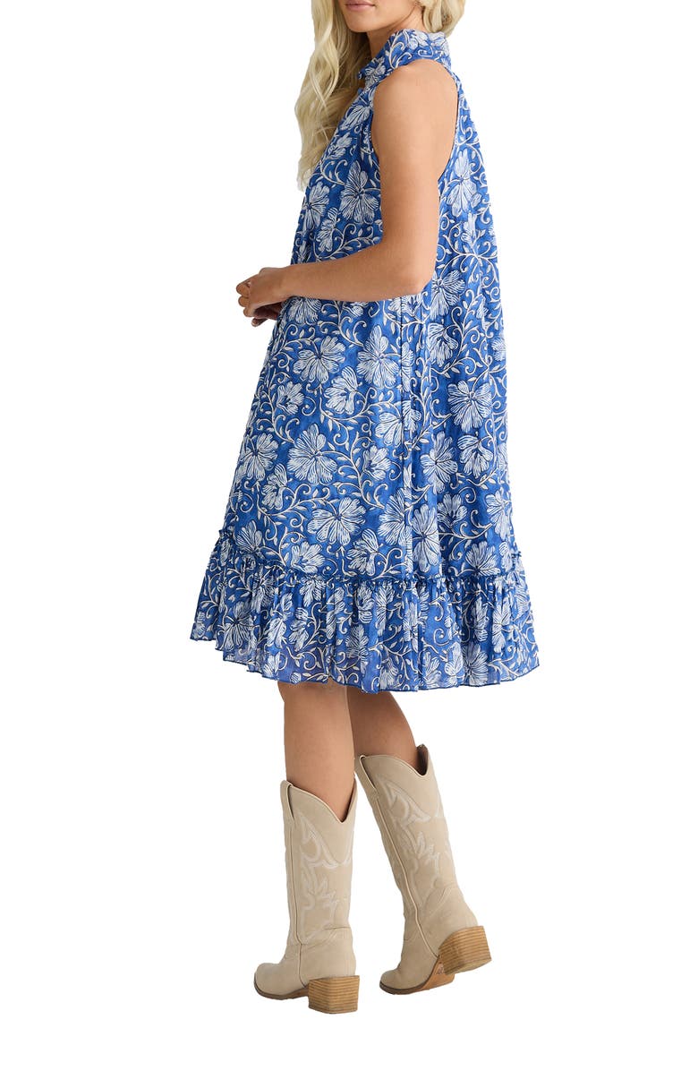 Talisman the Label Tapas Sleeveless Dress, Alternate, color, Blue Blossom