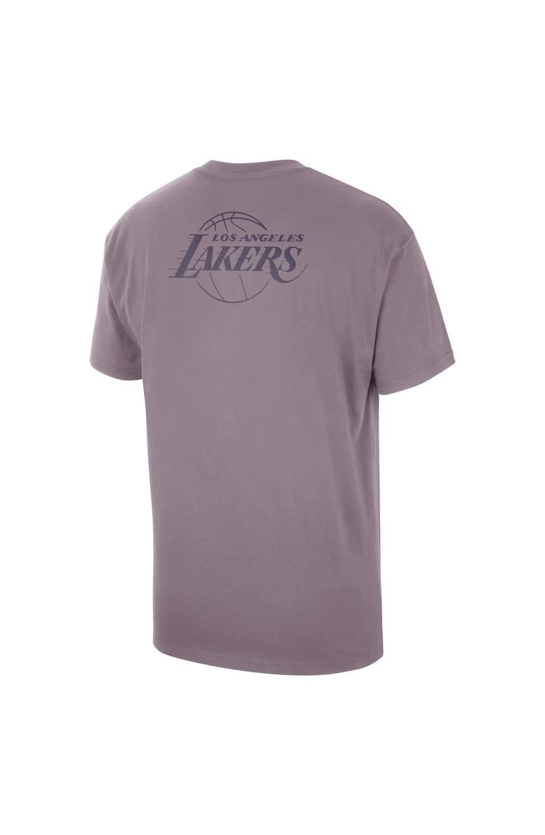 Jordan Brand Men's Jordan Brand Purple Los Angeles Lakers Statement Edition Jumpman Flight Heavyweight T-Shirt, Alternate, color, Purple