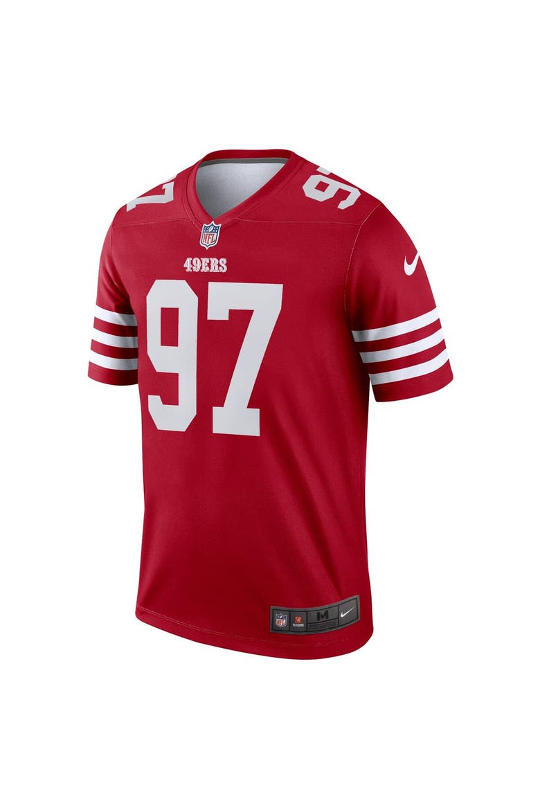 Men's Nike Nick Bosa Scarlet San Francisco 49ers Legend Jersey, Alternate, color, Scarlet