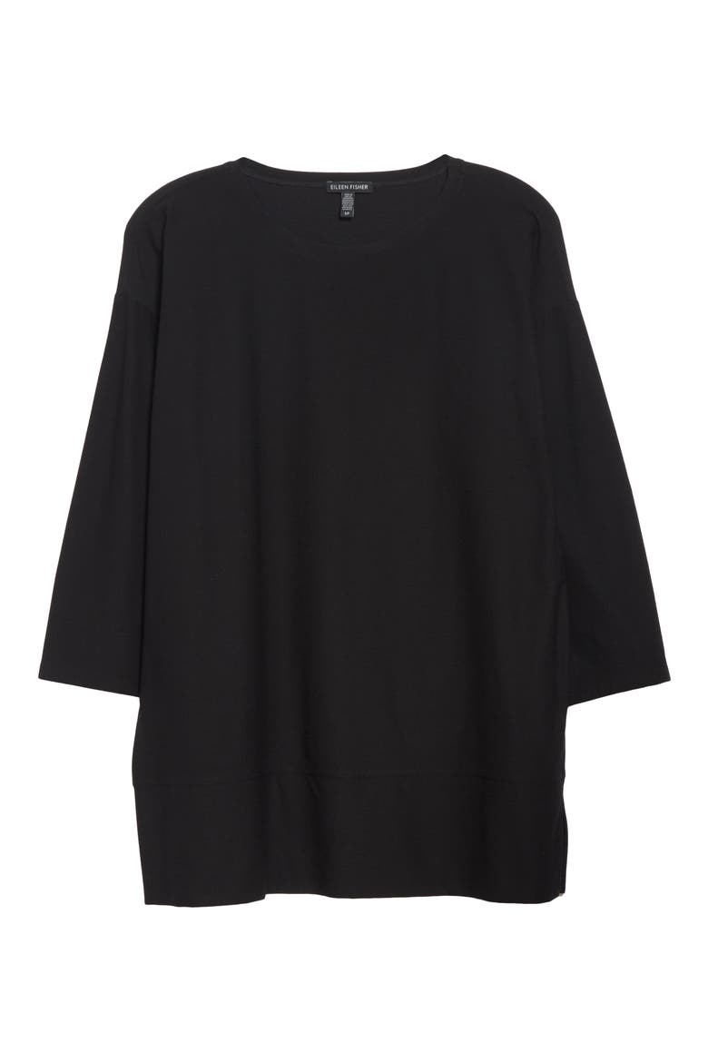 Bracelet Sleeve Tunic, Alternate, color, BLACK