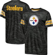 Outerstuff Youth Outerstuff Black Pittsburgh Steelers Slant Route Performance T-Shirt