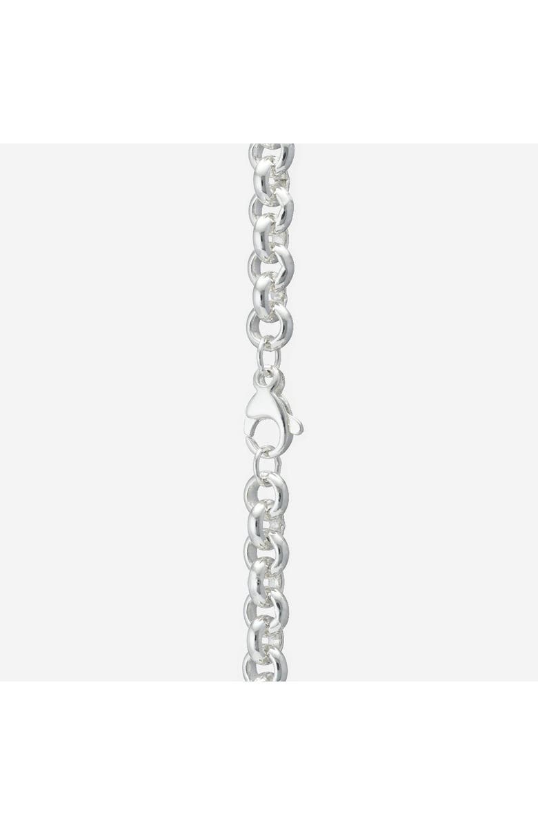 7879 Wide Round Belcher Chain Necklace, Alternate, color, Silver