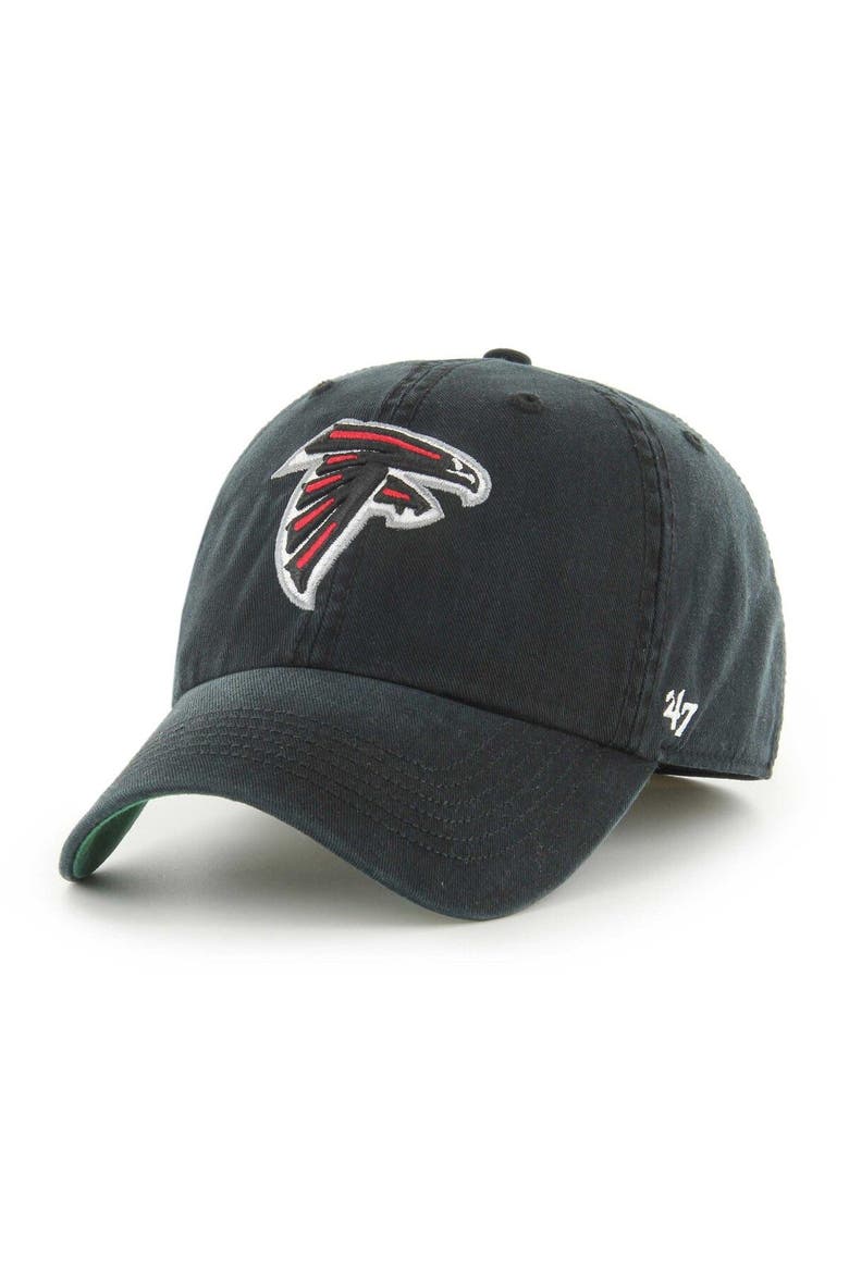 Men's '47 Black Atlanta Falcons Sure Shot Franchise Fitted Hat, Alternate, color, Black