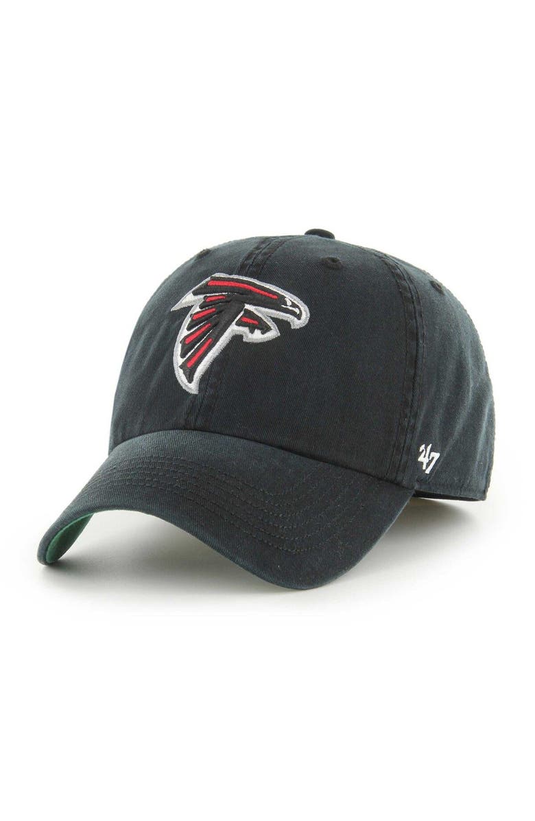 '47 Men's '47 Black Atlanta Falcons Sure Shot Franchise Fitted Hat, Alternate, color, Black