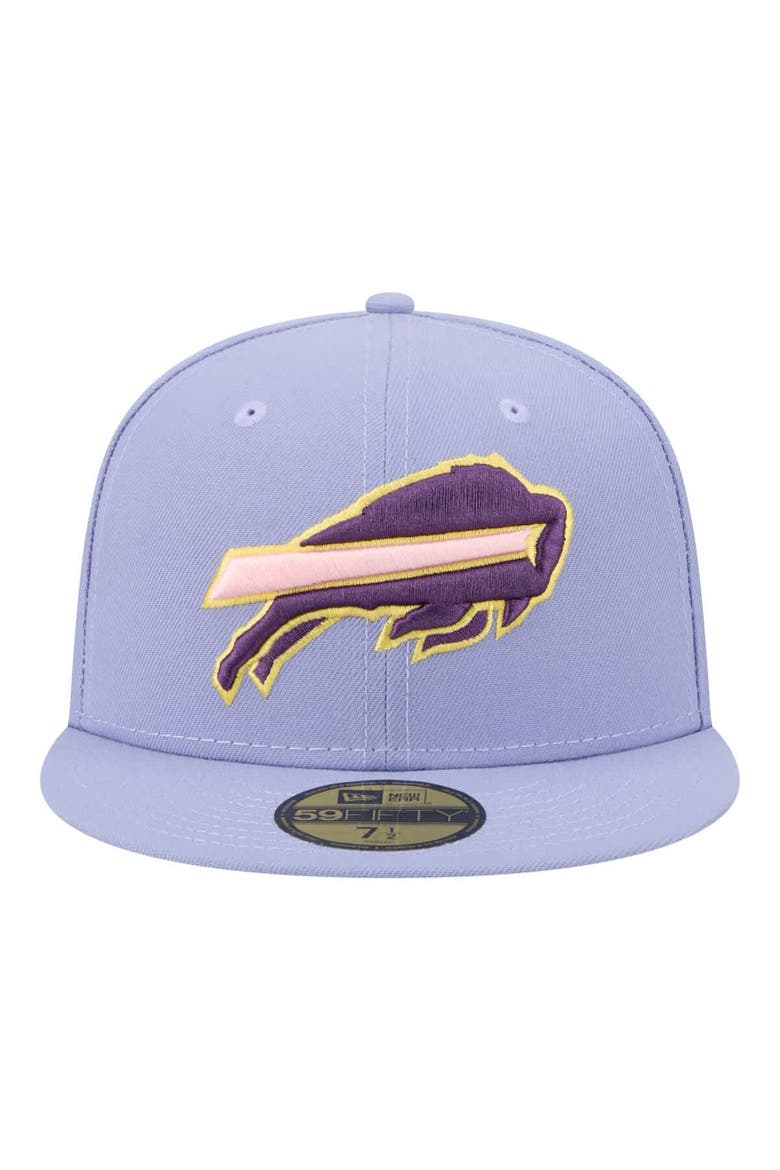 Men's New Era Light Purple Buffalo Bills Lavender Bloom 59FIFTY Fitted Hat, Alternate, color, Light Purple