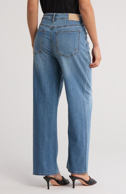 Seven7 Featherweight High Waist Wide Leg Jeans In Blue