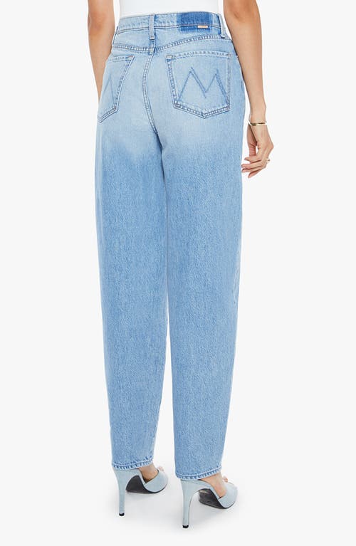Mother The Ditcher Crop Straight Leg Jeans In Blue