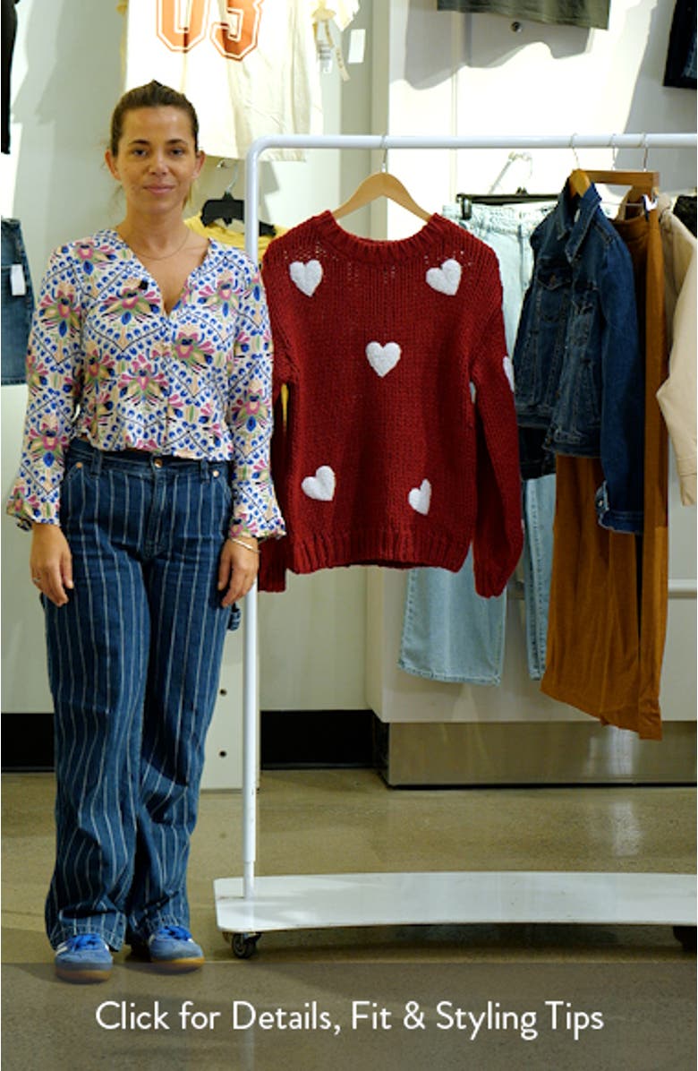 Heart On My Sleeve Sweater, sales video thumbnail